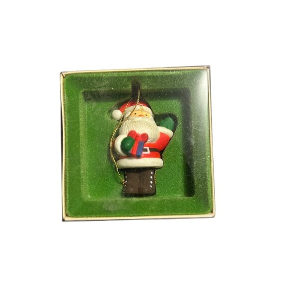 Vintage Hallmark Santa Claus Christmas Ornament In Original Box - Picture 1 of 2
